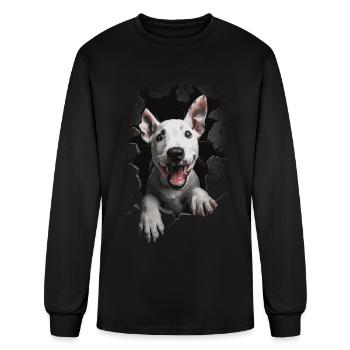 Bull Terrier - Men's Long Sleeve T-Shirt - black - Front