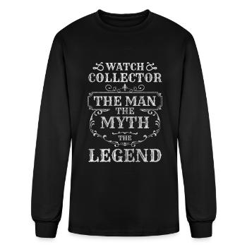 Montre Collector Time Swiss Vintage - T-shirt à manches longues Homme - noir - Devant