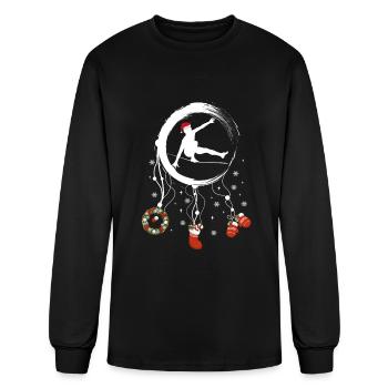 Winter dreamcatcher Christmas Slackliner - Men's Long Sleeve T-Shirt - black - Front