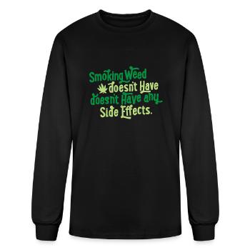 Smoking Weed - Men's Long Sleeve T-Shirt - black - Front
