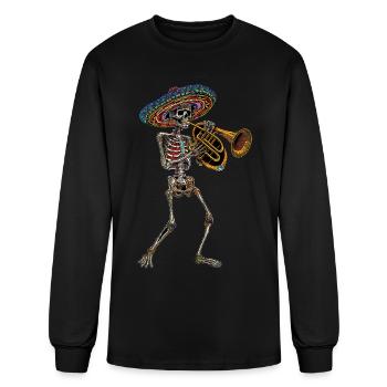 Tuba - Men's Long Sleeve T-Shirt - black - Front