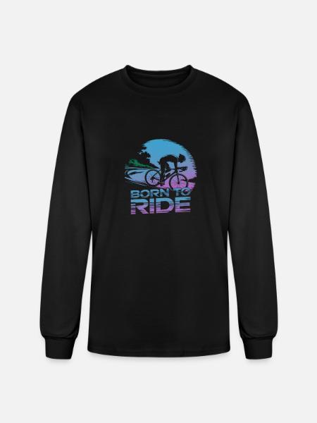 Born To Ride - Men's Long Sleeve T-Shirt - black