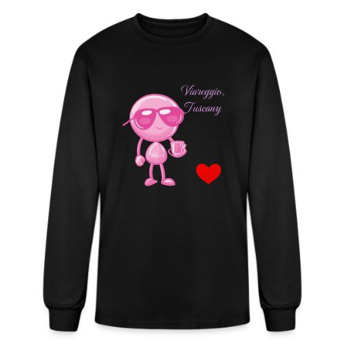 Smoon City_Viareggio Tuscany Pink - Men's Long Sleeve T-Shirt