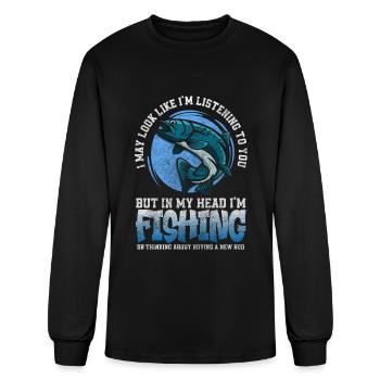 Fishing Fishing Hook Pond - Men's Long Sleeve T-Shirt - black - Front
