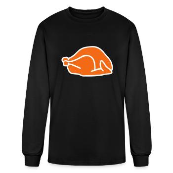 Turkey - Men's Long Sleeve T-Shirt - black - Front