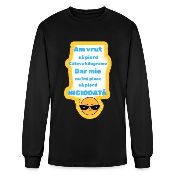 Never Lose Weight, I Like It - Men's Long Sleeve T-Shirt - black - Front