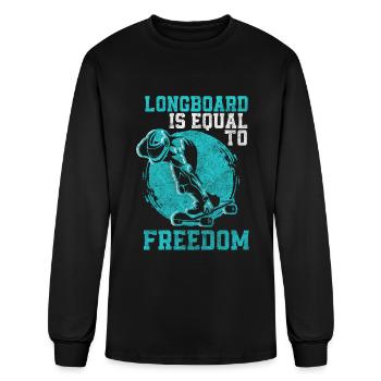 Skater Sports Sport Sk8 - Men's Long Sleeve T-Shirt - black - Front