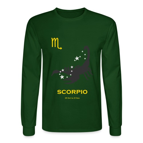 Scorpio zodiac astrology horoscope - Men's Long Sleeve T-Shirt