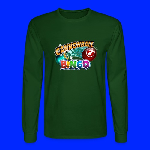 Vintage Cannonball Bingo Logo - Men's Long Sleeve T-Shirt