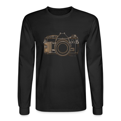 Camera Sketches - Canon AE1 Program - Men's Long Sleeve T-Shirt