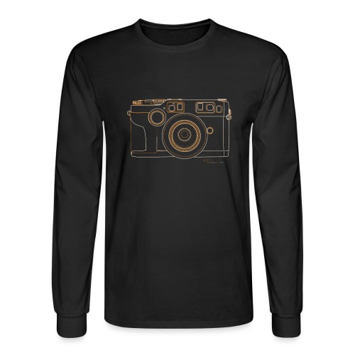 Camera Sketches - Contax G2 - Men's Long Sleeve T-Shirt