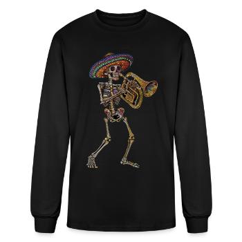 Tuba - Men's Long Sleeve T-Shirt - black - Front