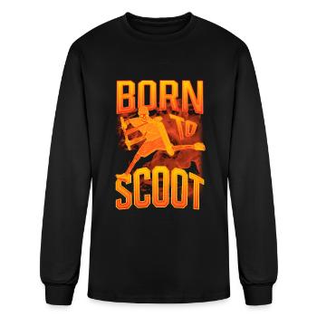 Scooter Stunt | Kick Scooter - Men's Long Sleeve T-Shirt - black - Front