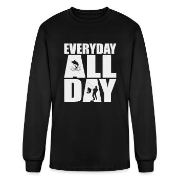 Everyday All Day - Men's Long Sleeve T-Shirt - black - Front