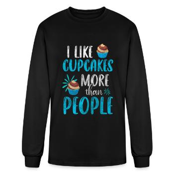 Profession de confiserie Chocolat - T-shirt à manches longues Homme - noir - Devant