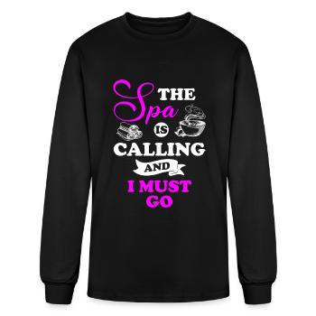 Wellness Meditation Health Care - Men's Long Sleeve T-Shirt - black - Front
