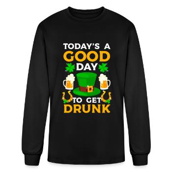 Ireland Pub Belfast - Men's Long Sleeve T-Shirt - black - Front