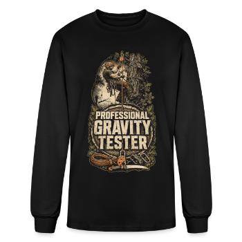 Arborist Arboriculture Professional Gravity Tester - Men's Long Sleeve T-Shirt - black - Front