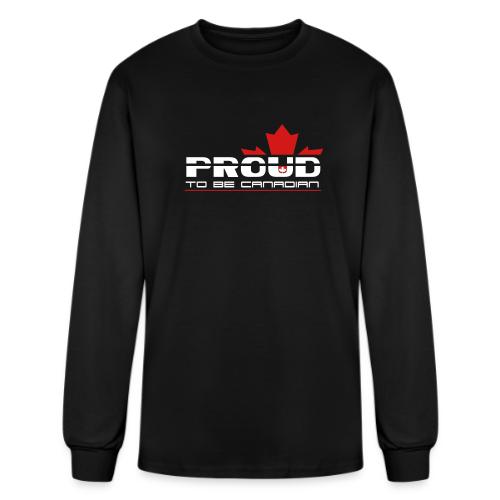 Proud to be Canadian - Men's Long Sleeve T-Shirt