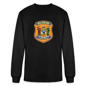 Delaware State Police - Men's Long Sleeve T-Shirt - black - Front