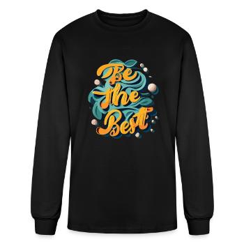 be the best - Men's Long Sleeve T-Shirt - black - Front