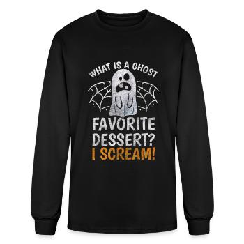 Creepy Presence Horror Witching Hour - Men's Long Sleeve T-Shirt - black - Front