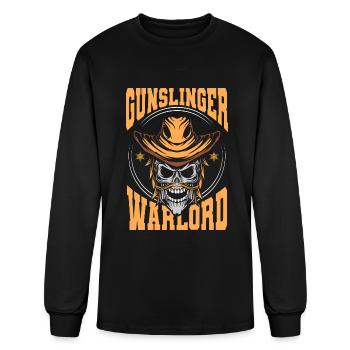 Cowboy Bandit Freedom - Men's Long Sleeve T-Shirt - black - Front