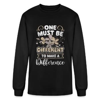 Unique Different Personality Different - Men's Long Sleeve T-Shirt - black - Front