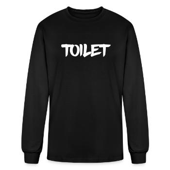 Toilet - Artistic - Men's Long Sleeve T-Shirt - black - Front