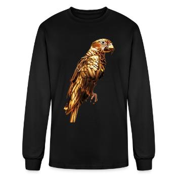 Parrot - Men's Long Sleeve T-Shirt - black - Front