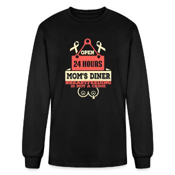 Breastfeeding Is Not A Crime - Men's Long Sleeve T-Shirt - black - Front