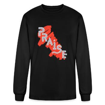 Godly Girl Gear Praise - Men's Long Sleeve T-Shirt - black - Front