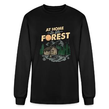 In The Forest - Men's Long Sleeve T-Shirt - black - Front