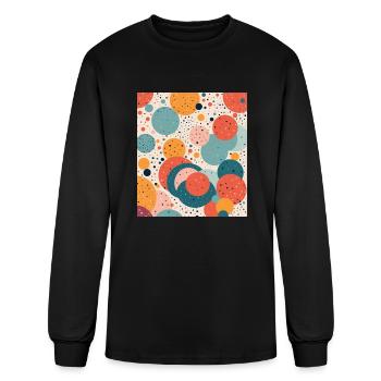 Mobile back cover - Men's Long Sleeve T-Shirt - black - Front