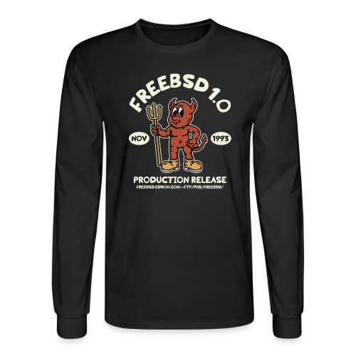 Retro FreeBSD - Men's Long Sleeve T-Shirt