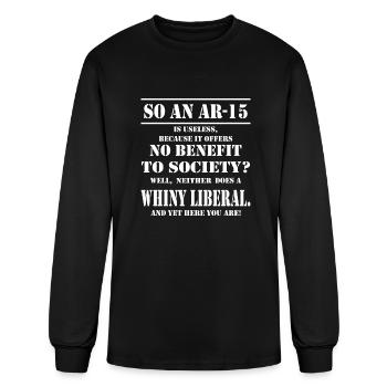 Anti-liberals - Men's Long Sleeve T-Shirt - black - Front