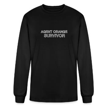 Agent Orange - Agent Orange Survivor - Men's Long Sleeve T-Shirt - black - Front