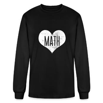 Math Teacher - Men's Long Sleeve T-Shirt - black - Front