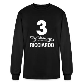 daniel ricciardo - Men's Long Sleeve T-Shirt - black - Front