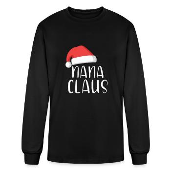 Nana Claus - Men's Long Sleeve T-Shirt - black - Front