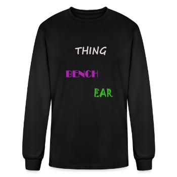 Thing Bench Ear - Men's Long Sleeve T-Shirt - black - Front