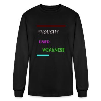 Thought User Weakness - Men's Long Sleeve T-Shirt - black - Front