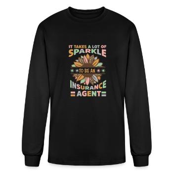 It takes a lot of sparkle - Men's Long Sleeve T-Shirt - black - Front
