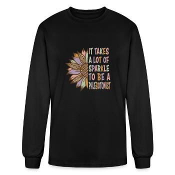 It takes a lot of sparkle Sticker - Men's Long Sleeve T-Shirt - black - Front