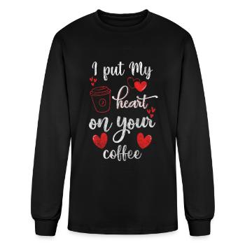 Bartender Espresso - Men's Long Sleeve T-Shirt - black - Front