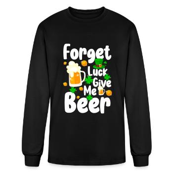 Irish Pub Shamrock Travel Celtic - Men's Long Sleeve T-Shirt - black - Front