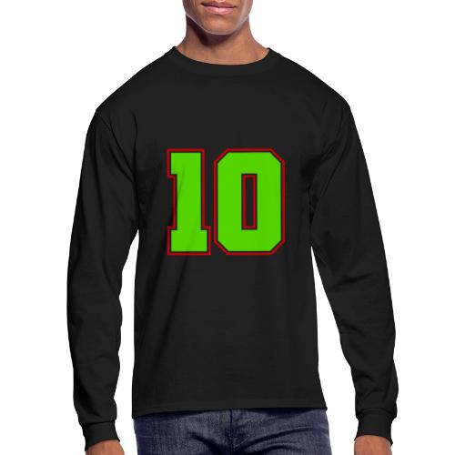 The Magic Number 10 - Men's Long Sleeve T-Shirt