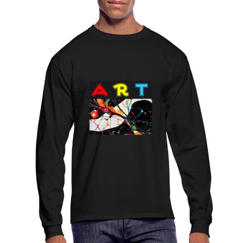 Art in Motion: Color Unleashed - Men's Long Sleeve T-Shirt