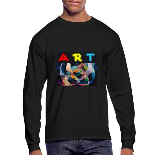 Art of Stripes and Shades - Men's Long Sleeve T-Shirt