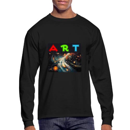 Swirls of Colorful Art - Men's Long Sleeve T-Shirt